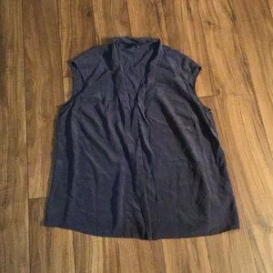 2/$18, 3/$27 Escada blue silk blouse sleeveless